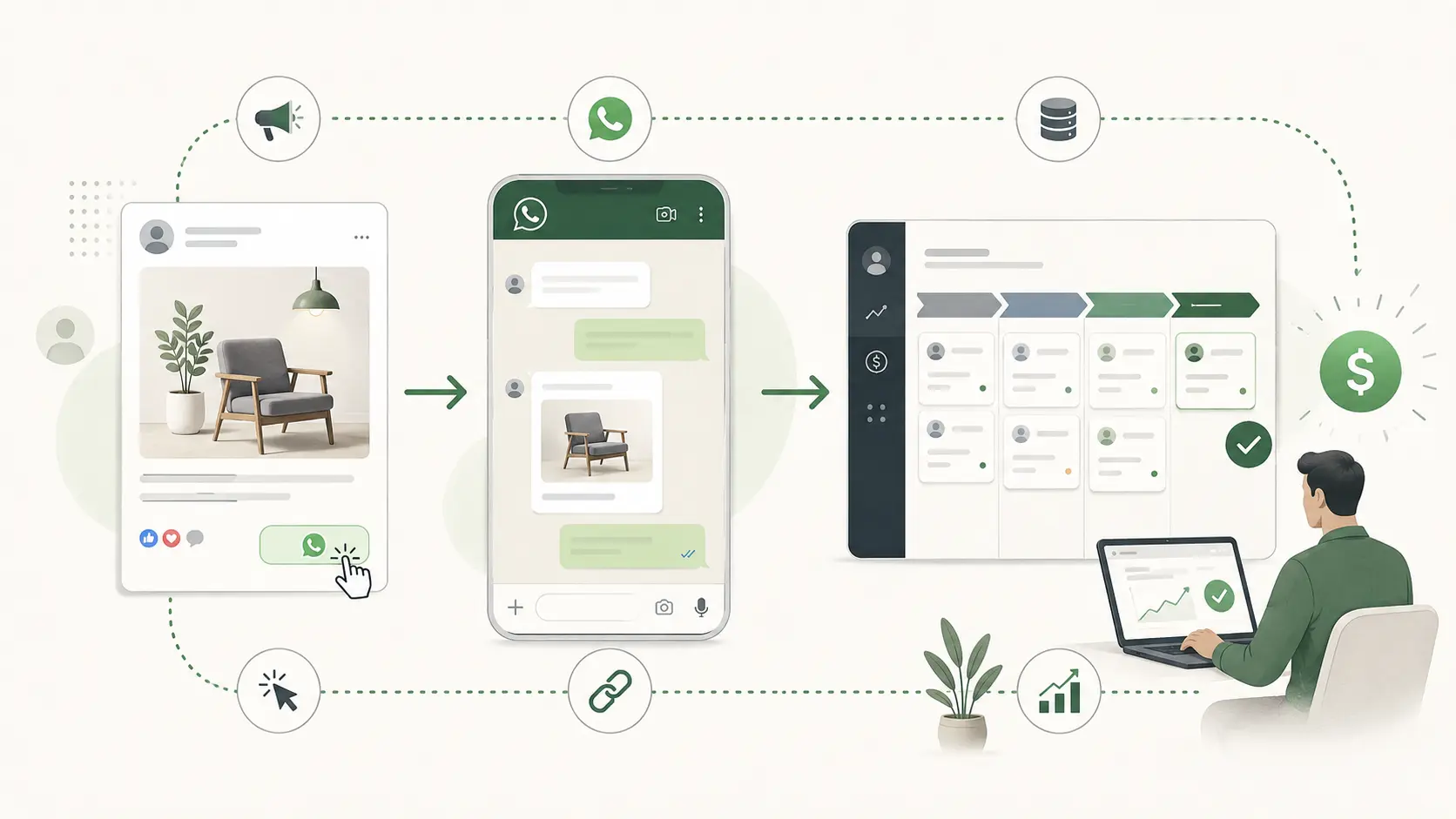 Click to WhatsApp (CTWA) e Conversions API: medindo o ROI real