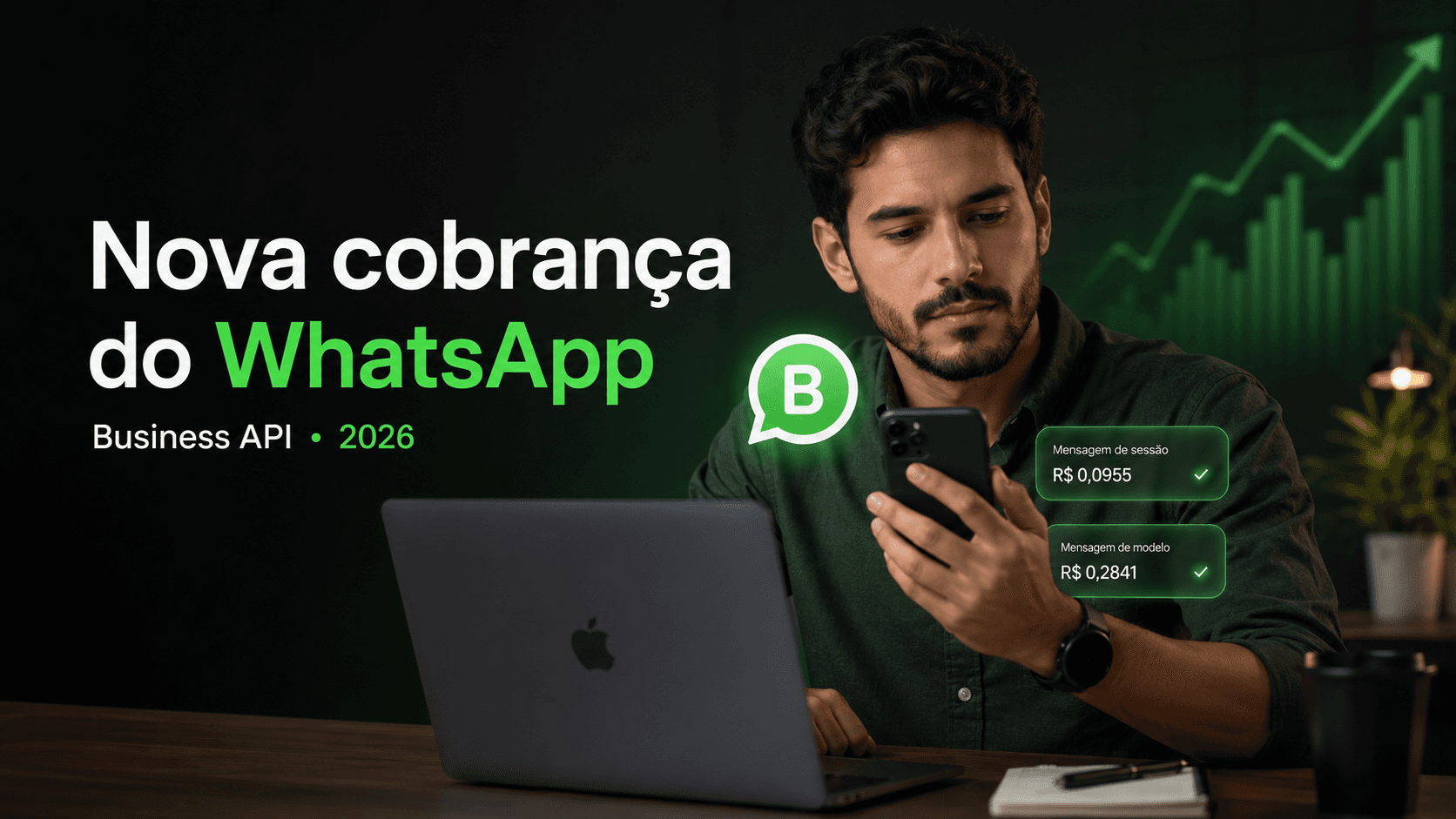 Nova cobrança do WhatsApp Business API em 2026: o que muda